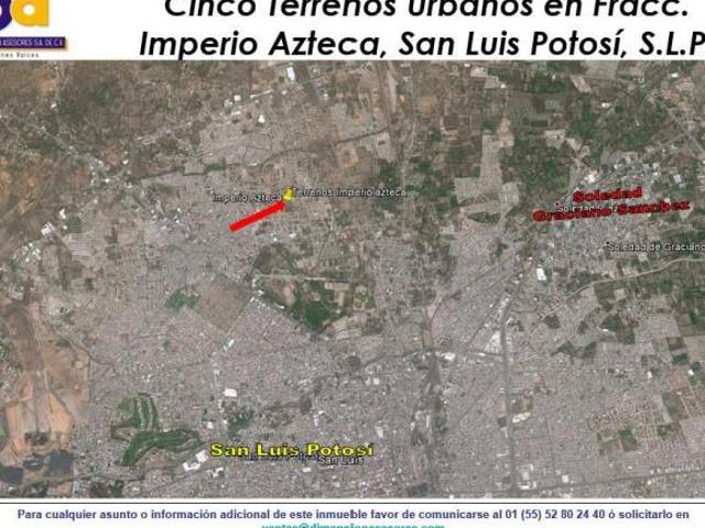 SE VENDEN 5 TERRENOS URBANOS