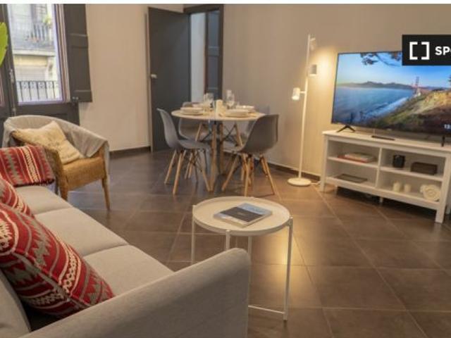 Se alquila habitación en piso compartido de 4 habitaciones en el Raval
