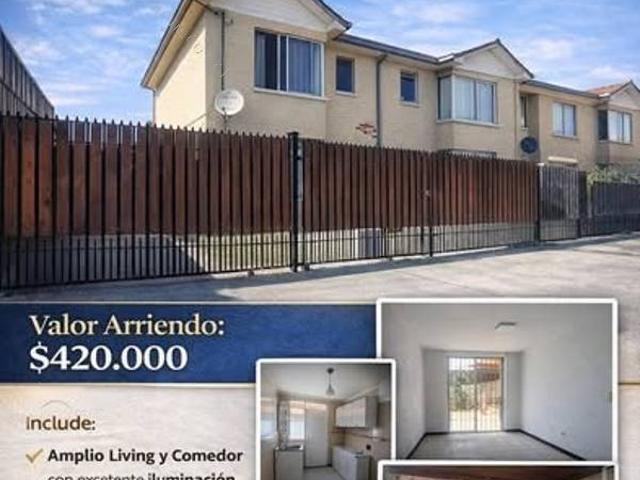 Se arrienda casa en Bosques S.Francisco Rancagua