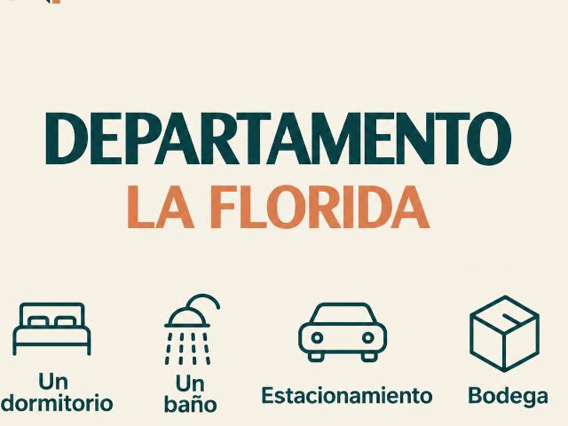 Se arrienda depto 1D1 La Florida