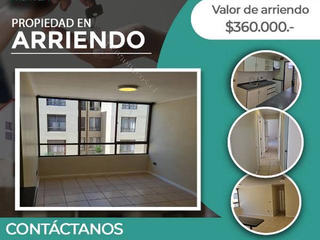 Se arrienda Depto de 3D Condominio Los Libertadores Quillota