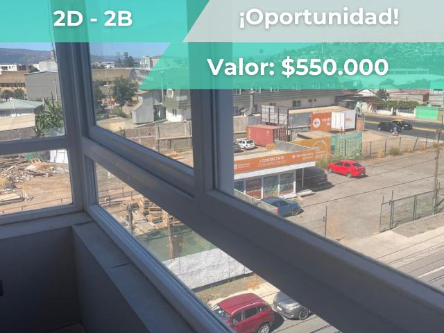 Se arrienda departamento en Edificio Manquehue, Quillota