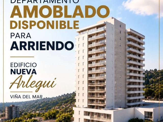 Se arrienda dpto amoblado en viña del mar