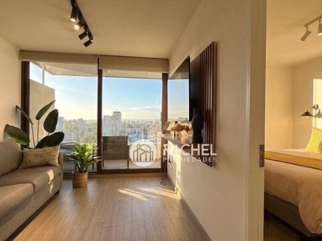 SE ARRIENDA HERMOSO DEPTO FULL AMOBLADO CON ESTACIONAMIENTO Y GC INCL Edificio Claro Solar