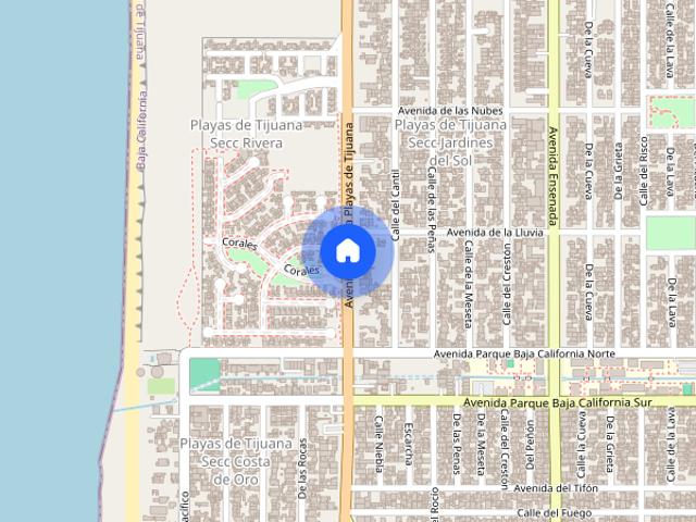 Se renta casa C. Tifón 502, Playas de Tijuana, Costa Hermosa, 22506 Tijuana, B.C. #502, Colonia Playas de Tijuana Sección Costa Hermosa, C.P. 22506