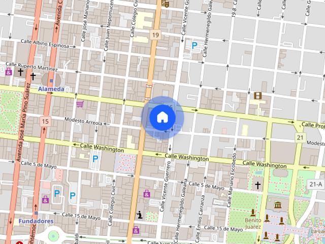 Se renta casa en Modesto Arreola Ote, Colonia Centro, C.P. 64720