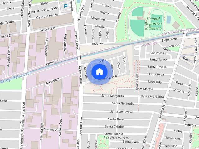 Se renta casa en Nube 708, Sin Nombre de Col 46, 67129 Guadalupe, N.L. #708, Colonia Serena, C.P. 67129