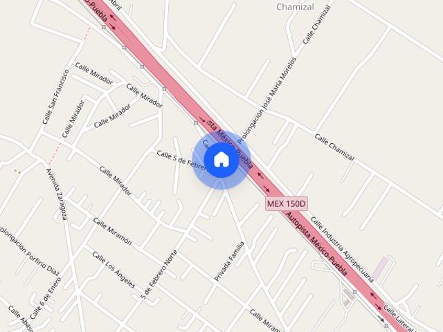 Se renta casa en C. Cam. Nacional 5, Floripa, 72682 San Francisco Ocotlán, Pue. #5, Colonia San Antonio Mihuacan, C.P. 72670
