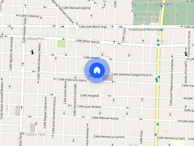 Se renta casa en C. General Eulogio Parra 1418, Santa Teresita, 44200 Guadalajara, Jal. #1418, Colonia Santa Teresita, C.P. 44600