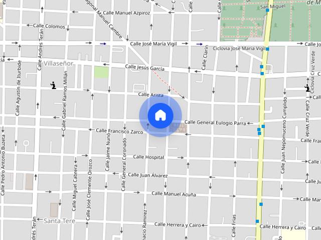 Se renta casa en C. General Eulogio Parra 1418, Santa Teresita, 44200 Guadalajara, Jal. #1418, Colonia Santa Teresita, C.P. 44600