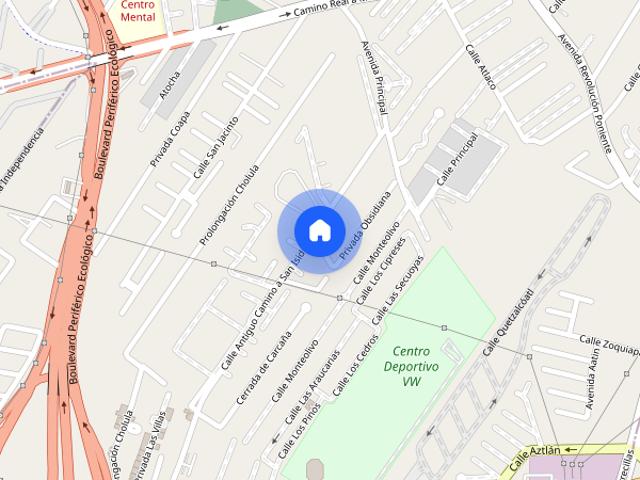 Se renta casa en Fracc, Colonia La Carcaña, C.P. 72776