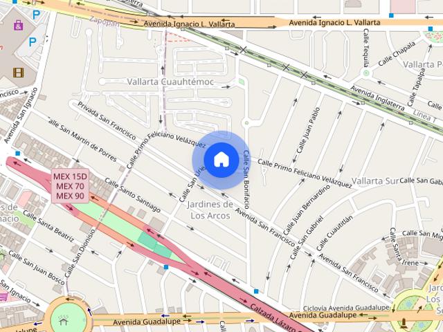 Se renta casa en San Uriel 3446, Jardines de Los Arcos, 44500 Guadalajara, Jal. #3446, Colonia Residencial Chapalita, C.P. 44500