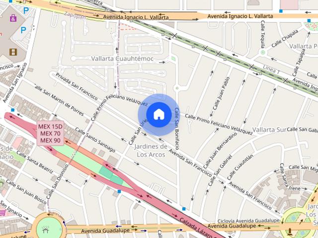 Se renta casa en San Uriel 3446, Jardines de Los Arcos, 44500 Guadalajara, Jal. #3446, Colonia Residencial Chapalita, C.P. 44500
