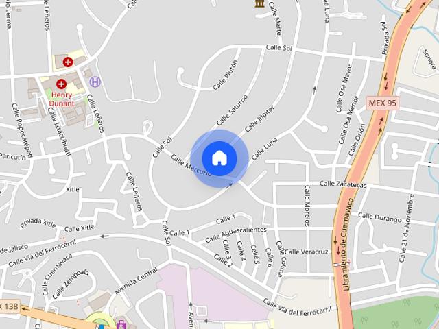 Se renta casa Jupiter #98, Colonia Jardines de Cuernavaca, C.P. 62360