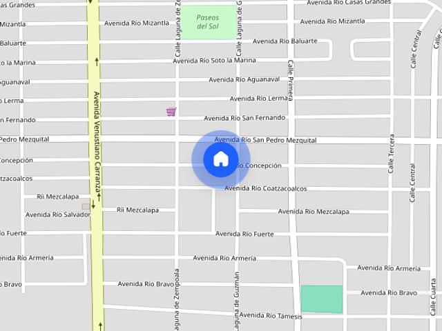 Se renta casa Río Concepción, Colonia González Ortega Poniente 1, C.P. 21398