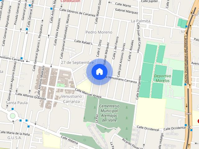 Se renta departamento 27 de Septiembre, Colonia Venustiano Carranza, C.P. 45180