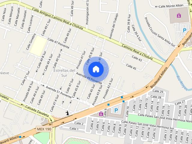 Se renta departamento 45 SUR #4813, Colonia Estrella del Sur, C.P. 72190