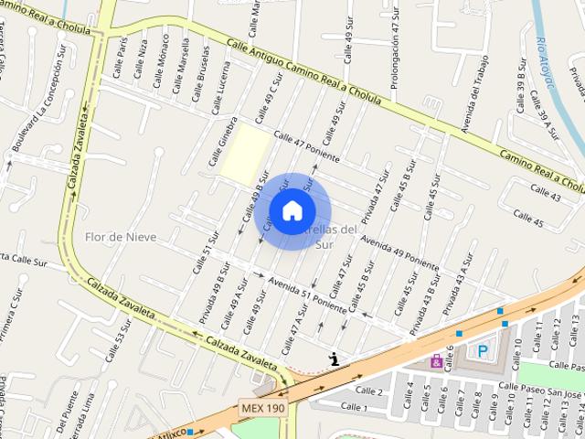 Se renta departamento 49 Sur Fracc Estrella del Sur, Colonia Estrella del Sur, C.P. 72190