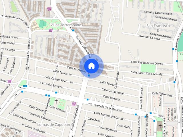 Se renta departamento Calle G #1477Int. CPH 2, Colonia Real de Valdepeñas, C.P. 45130