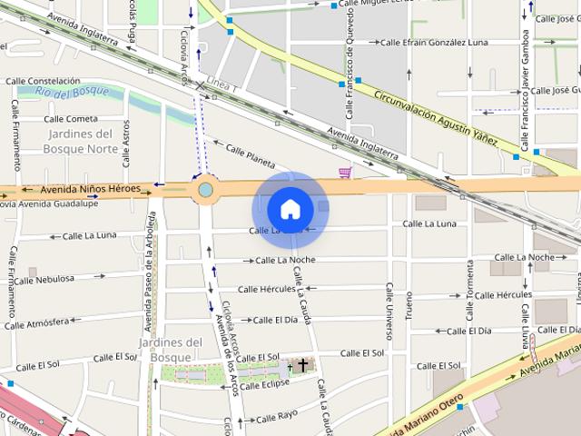 Se renta departamento Calle La Cauda 700, Colonia Jardines del Bosque Norte, C.P. 44520