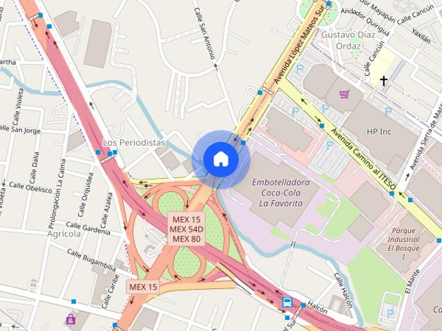 Se renta departamento Av. Adolfo López Mateos Sur, Colonia Las Fuentes, C.P. 45070