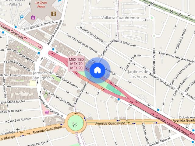 Se renta departamento Av. Lázaro Cárdenas 3490, Colonia Chapalita, C.P. 44500