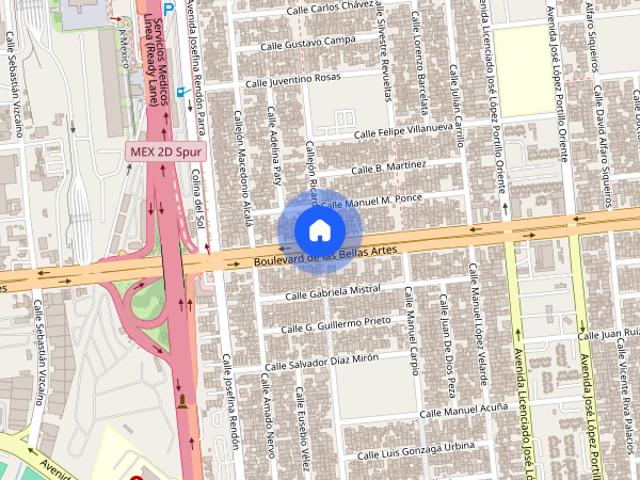 Se renta departamento BELLAS ARTES, Colonia Roberto de La Madrid, C.P. 22435