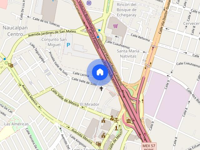 Se renta departamento en C. Valle de Jilotepec 73, Col. Fraccionamiento, El Mirador, 53050 Naucalpan de Juárez, Méx. #73Int. B111, Colonia El Mirador, C.P. 53050