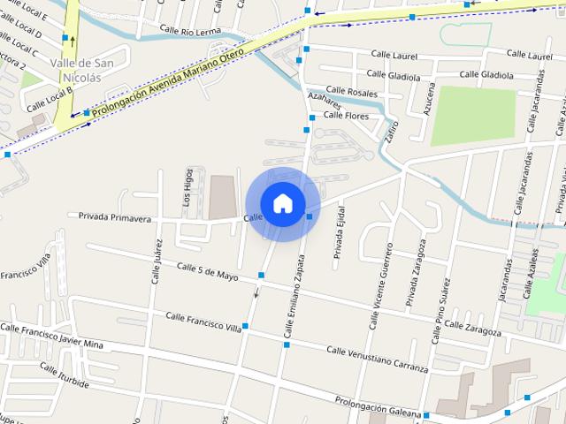 Se renta departamento en C. Francisco I. Madero, Colonia Villas Mariano Otero, C.P. 45066