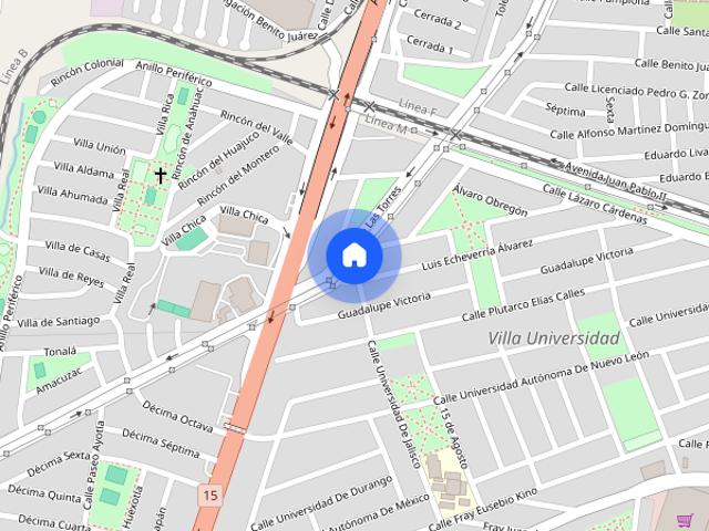 Se renta departamento en C. Francisco Villa 406a, Residencial Periferico, 66420 San Nicolás de los Garza, N.L. #406A, Colonia Residencial Periférico, C.P. 66420