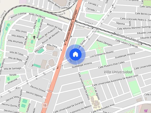 Se renta departamento en C. Francisco Villa 406a, Residencial Periferico, 66420 San Nicolás de los Garza, N.L. #406A, Colonia Residencial Periférico, C.P. 66420