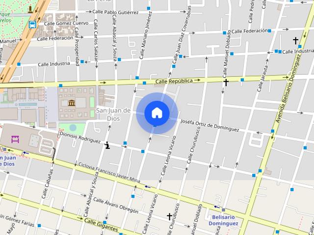 Se renta departamento en Calle Josefa Ortiz de Domínguez #152, Colonia San Juan de Dios, C.P. 44360