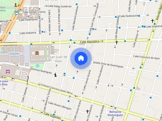 Se renta departamento en Calle Josefa Ortiz de Domínguez #152, Colonia San Juan de Dios, C.P. 44360