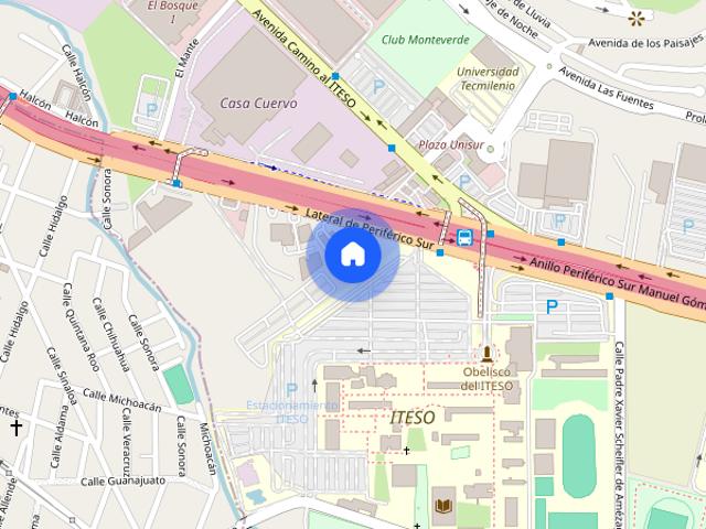 Se renta departamento en Anillo Perif. Sur Manuel Gómez Morín 8331, ITESO, 45604 San Pedro Tlaquepaque, Jal. #8331, Colonia ITESO, C.P. 45604