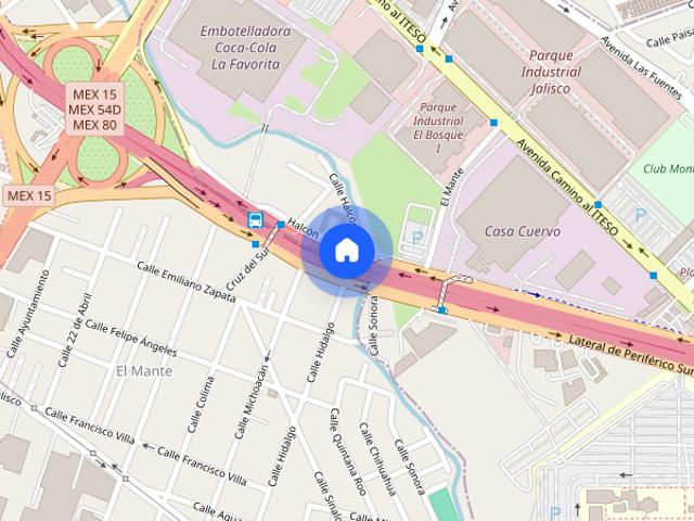 Se renta departamento en Anillo Periferico Sur Manuel Gómez Morin #8331, Colonia El Mante, C.P. 45607