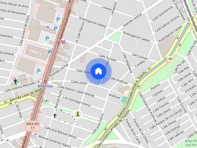 Se renta departamento en Av. de la Juventud 100, Cuauhtemoc, Residencial Potrero de Anahuac, 66450 San Nicolás de los Garza, #100, Colonia Potrero Anáhuac, C.P. 66456