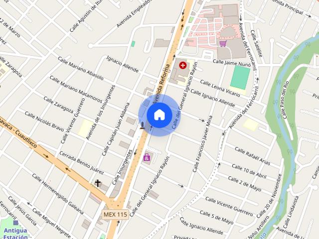 Se renta departamento en Av. Ferrocarril 101, Miguel Hidalgo, 62747 Cuautla, Mor. #101Int. 4, Colonia Miguel Hidalgo, C.P. 62748