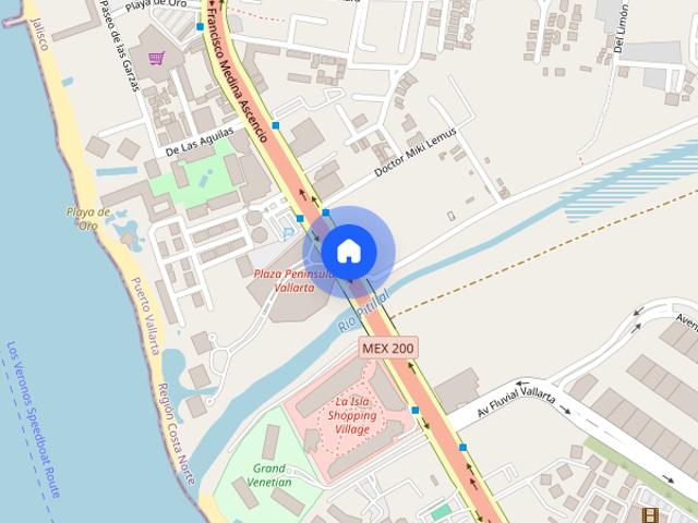 Se renta departamento en Av. Francisco Medina Ascencio #2477, Colonia Zona Hotelera Norte, C.P. 48333