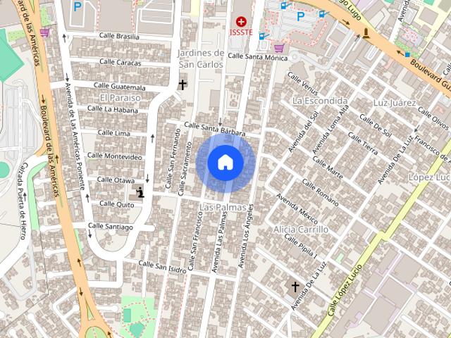 Se renta departamento en Av. Las palmas, Colonia Las Palmas, C.P. 22106
