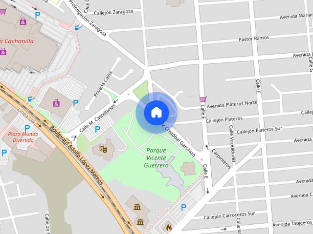 Se renta departamento en Av. Mineros & C. H, Industrial, 21010 Mexicali, B.C Colonia Residencial Cerrada del Parque, C.P. 21010