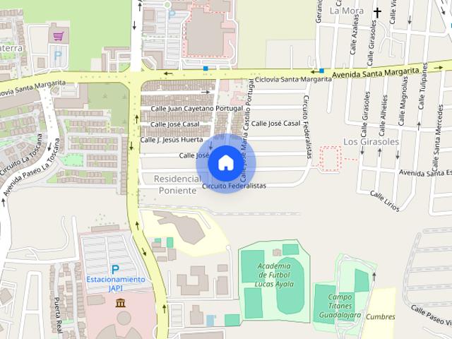 Se renta departamento en Av. Naciones Unidas, Colonia Residencial Poniente, C.P. 45136