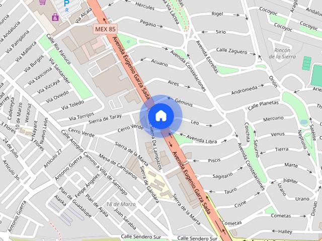 Se renta departamento en AVENIDA GARZA SADA, Colonia Contry, C.P. 64860