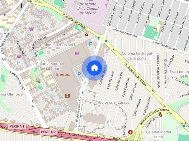 Se renta departamento en Blvd. Gransur 5550, Pedregal de Carrasco, Coyoacán, 04700 Ciudad de México, CDMX #5550, Colonia Pedregal de Carrasco, C.P. 04700