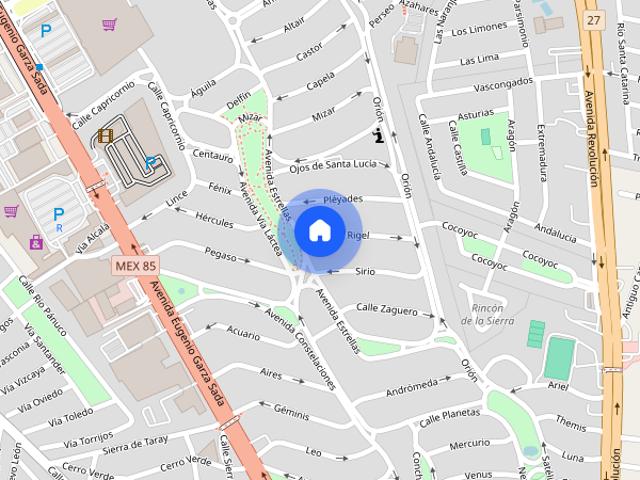 Se renta departamento en Eugenio Garza Sada, Colonia Contry, C.P. 64860
