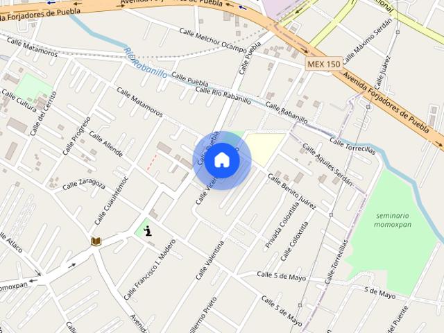 Se renta departamento en Fracc Colonia Santiago Momoxpan, C.P. 72775