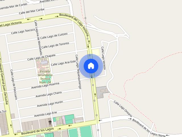 Se renta departamento en lago victoria, Colonia Valle Dorado, C.P. 22890