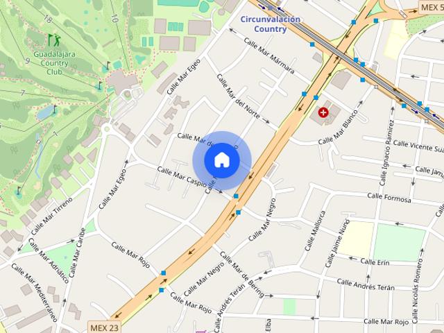 Se renta departamento en Mar Amarillo, Colonia Country Club, C.P. 44610