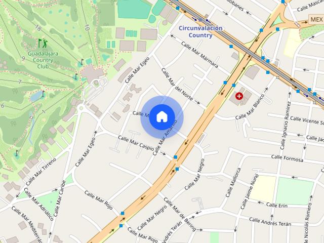 Se renta departamento en Mar del sur, Colonia Country Club, C.P. 44610