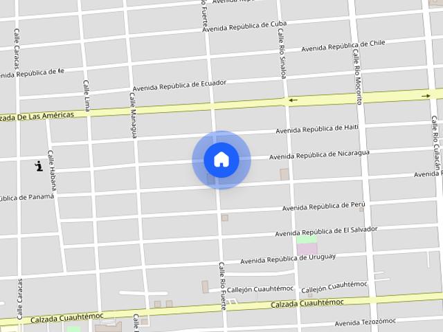 Se renta departamento en Nicaragua #663, Colonia Cuauhtémoc Sur, C.P. 21200