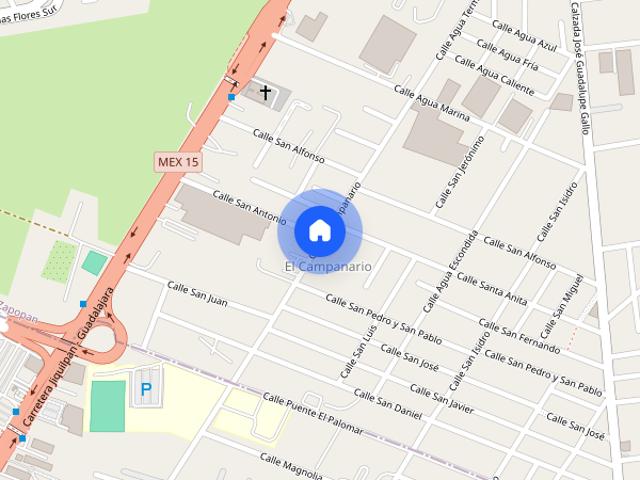 Se renta departamento en Sin nombre de calle, Colonia El Campanario, C.P. 45234
